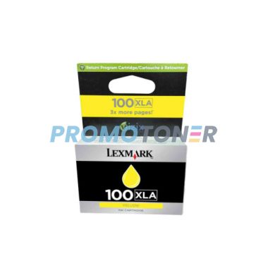 LEXMARK 100XLA 14N1095 ŻÓŁTY TUSZ - 600 STRON DO GENESIS S815
