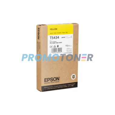 EPSON T5434 T543 T543400 ŻÓŁTY TUSZ DO STYLUS PRO 4000