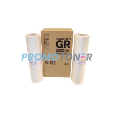 RISO 76W S-132 MASTER ROLLS - 200 FRAMES FOR GR-3710