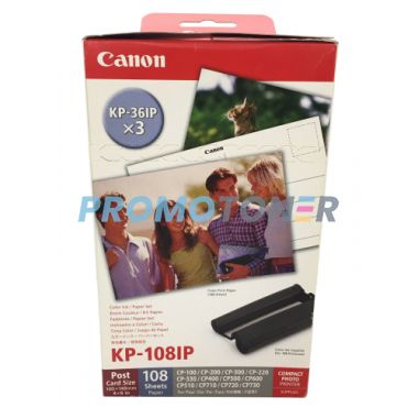 CANON KP-36IP KP-108IP 9585A001 COLOR INK - 108 PRINTS FOR CP-100