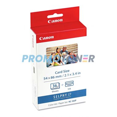 CANON KP-36IP KC-36IP 7739A001 COLOR INK - 36 SHEETS FOR CP-100