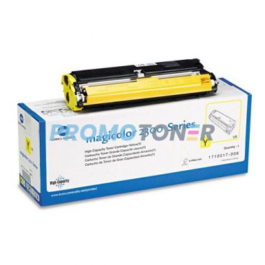 KONICA MINOLTA 1710517-006 YELLOW TONER - 4500 PAGES FOR MAGICOLOR 2300 DL
