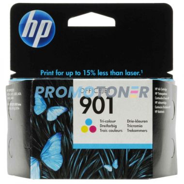 HP 901 CC656AE TRI-COLOR INK - 360 PAGES FOR OFFICEJET 4500