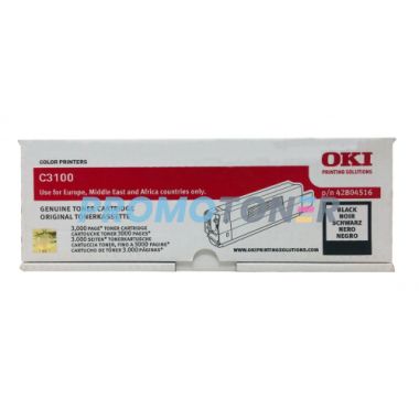 OKI DATA TYPE C6L 42804516 BLACK TONER - 3000 PAGES FOR C-3100