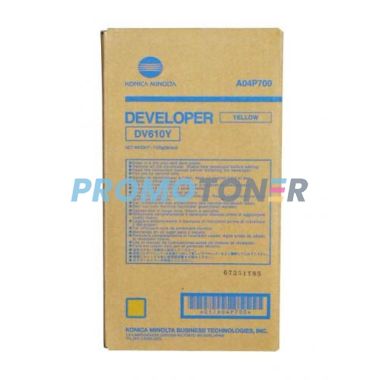KONICA DV-610Y YELLOW DEVELOPER - 300000 PAGES FOR BIZHUB PRESS C6000