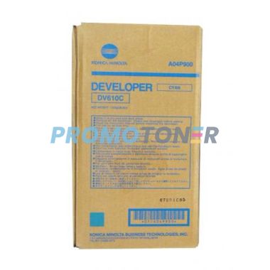 KONICA DV-610C CYAN DEVELOPER - 300000 PAGES FOR BIZHUB PRESS C6000