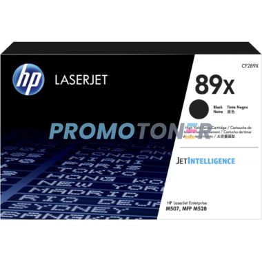 HP 89X CF289X BLACK TONER - 10000 PAGES FOR LASERJET ENTERPRISE FLOW MFP M528C