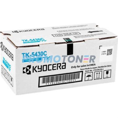 KYOCERA MITA TK-5430C CYAN TONER - 1250 PAGES FOR ECOSYS MA2100CFX
