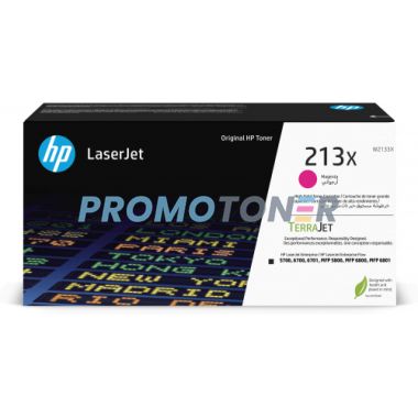 HP 213X W2133X MAGENTA TONER - 6000 PAGES FOR COLOR LASERJET ENTERPRISE 5700DN