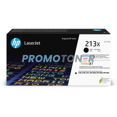 HP 213X W2130X BLACK TONER - 9000 PAGES FOR COLOR LASERJET ENTERPRISE 5700DN