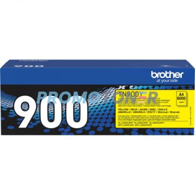 BROTHER TN-900Y YELLOW TONER - 6000 PAGES FOR HL-L9200CDWT