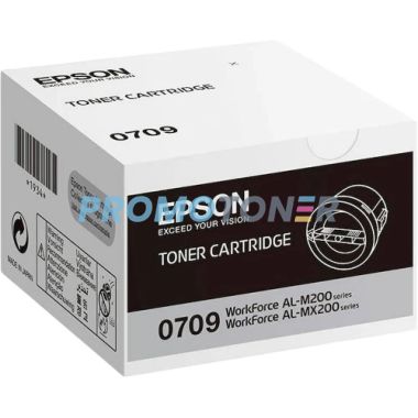 EPSON 0709 C13S050709 BLACK TONER - 2500 PAGES FOR WORKFORCE AL-M200DN