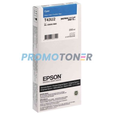 EPSON T43U T43U2 C13T43U240 CYAN INK FOR SURELAB SL-D800 ML