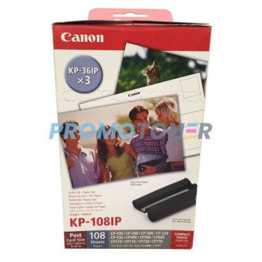 CANON KP-36IP KP-108IP 9585A001 COLOR INK - 108 PRINTS FOR CP-100