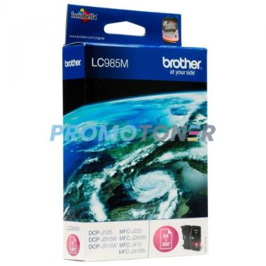 BROTHER LC-985M MAGENTA INK - 260 PAGES FOR DCP-J125
