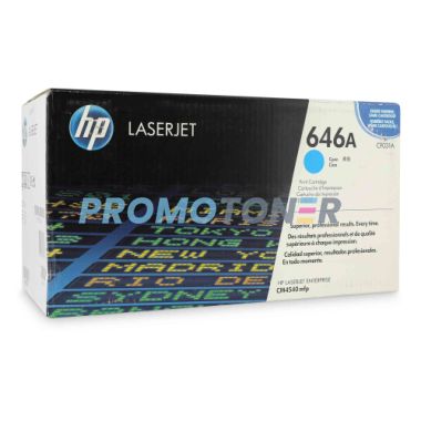HP 646A CF031A CYAN TONER - 12500 PAGES FOR COLOR LASERJET ENTERPRISE CM4540