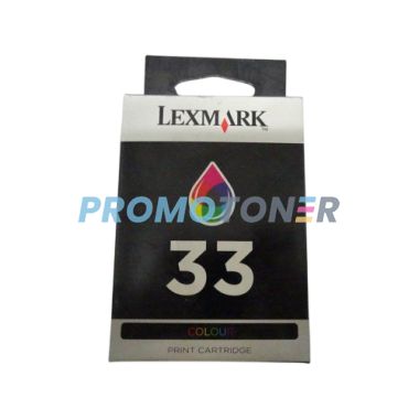 LEXMARK 33 18CX033E TRI-COLOR INK - 190 PAGES FOR HOME COPIER PLUS