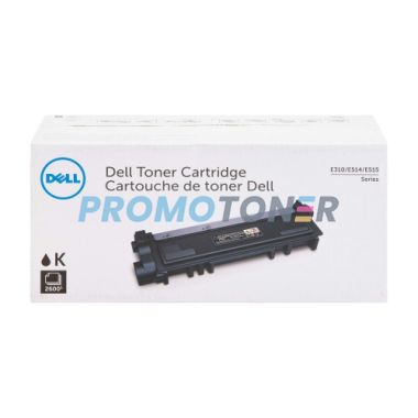 DELL 593-BBKD BLACK TONER - 2600 PAGES FOR E310DW