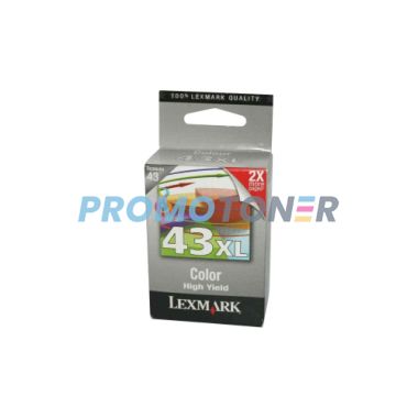 LEXMARK 43XL 18YX143E TRI-COLOR INK - 500 PAGES FOR P-350
