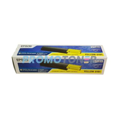 EPSON 0191 S050191 YELLOW TONER - 1500 PAGES FOR ACULASER C1100