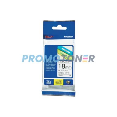 BROTHER TZE-241 BLACK ON WHITE P-TOUCH TAPE FOR P-TOUCH CUBE PLUS PT-P710BT