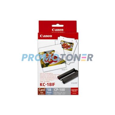 CANON KC-18IF 7741A001 COLOR INK - 18 PRINTS FOR CP-10