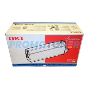 OKI DATA TYPE C2 41304211 CYAN TONER - 10000 PAGES FOR C-7200