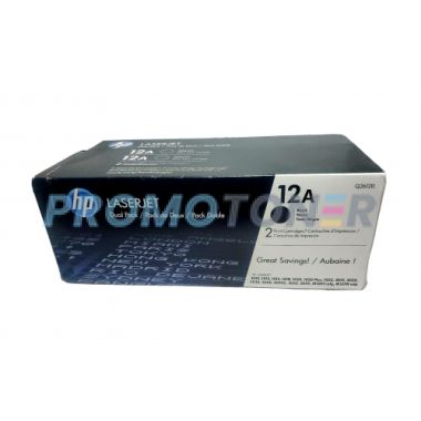 HP 12A Q2612D BLACK TONER - 4000 PAGES FOR LASERJET 1010