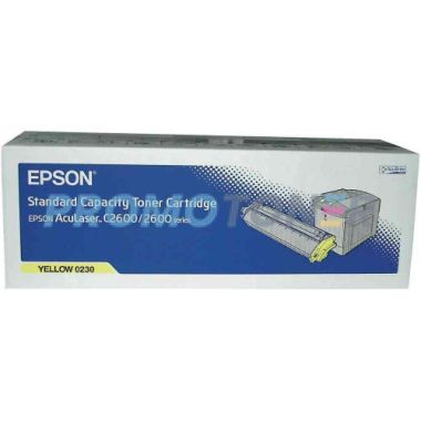 EPSON 0230 S050230 YELLOW TONER - 2000 PAGES FOR ACULASER 2600DN