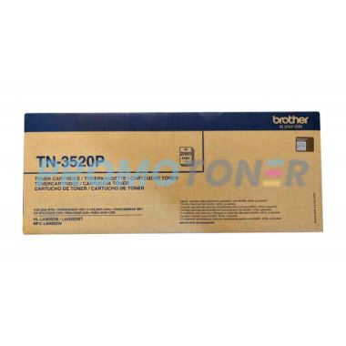 BROTHER TN-3520 TN-3520P BLACK TONER - 20000 PAGES FOR HL-L6400DW