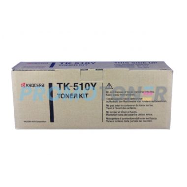 KYOCERA MITA TK-510Y YELLOW TONER - 8000 PAGES FOR FS-C5020N