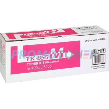 KYOCERA MITA TK-855 TK-855M MAGENTA TONER - 18000 PAGES FOR TASKALFA 400CI