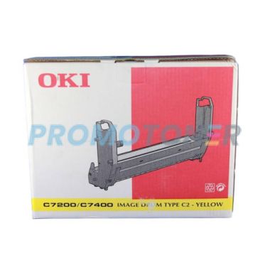 OKI DATA TYPE C2 41304109 YELLOW DRUM - 30000 PAGES FOR C-7200