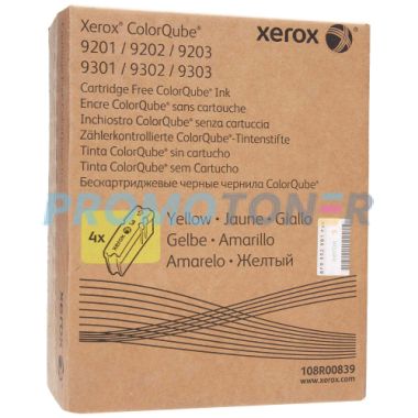 XEROX 108R00839 YELLOW INK - 37000 PAGES FOR COLORQUBE 9201