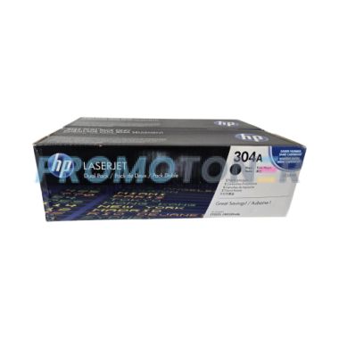 HP 304A CC530AD BLACK TONER - 3500 PAGES FOR COLOR LASERJET CM2320FXI