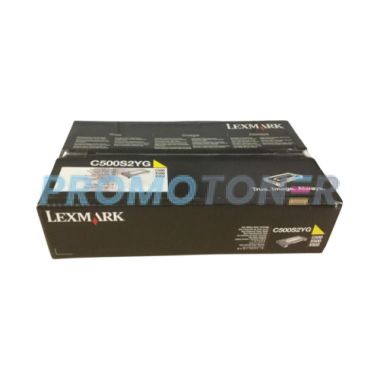 LEXMARK C500S2YG YELLOW TONER - 1500 PAGES FOR C-500N