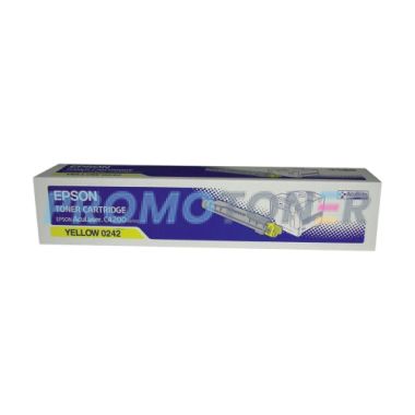 EPSON 0242 S050242 YELLOW TONER - 8500 PAGES FOR ACULASER C4200DN