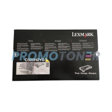 LEXMARK C500H2YG YELLOW TONER - 3000 PAGES FOR C-500N