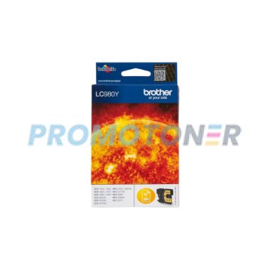 BROTHER LC-980 LC-980Y YELLOW INK - 260 PAGES FOR DCP-145C