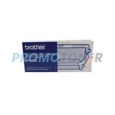 BROTHER PC75 BLACK RIBBON - 144 PAGES FOR FAX T72