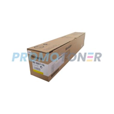 SHARP MX-80GT-YA YELLOW TONER - 50000 PAGES FOR MX-7081