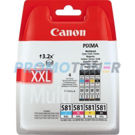 CANON CLI-581XXL 1998C005 CMYK INK - 6360 B/W PAGES FOR PIXMA TR7550