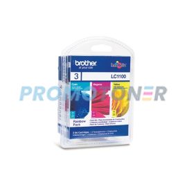 BROTHER LC-1100RBWBPDR COLOR INK - 975 PAGES FOR DCP-385C (EU)