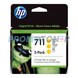 HP 711 CZ136A YELLOW INK FOR DESIGNJET T100 24-IN