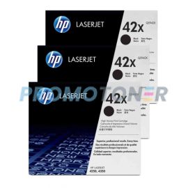 HP 42X Toner Black 3 Pack