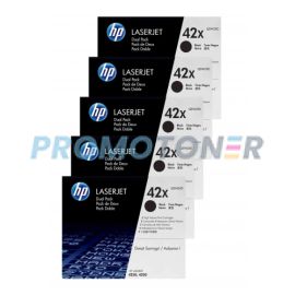 HP 42X Dualpack Toner Black 5 Pack