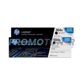HP 304A Dualpack Toner Black 2 Pack