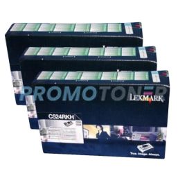 Lexmark C534 Toner Black High Yield 3 Pack