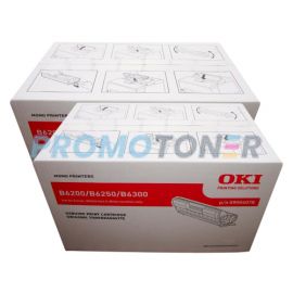 Oki B6200 Toner Cartridge Black 2 Pack