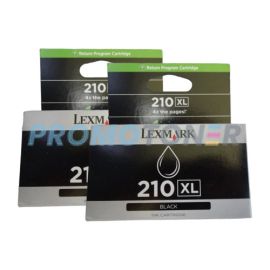 Lexmark No 210XL Ink Cartridge Black High Yield Pack Of 2